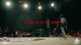 Rumbler vs No Script | Male 1/8Final | EBS KRUMP WORLD CHAMPIONSHIP 2016