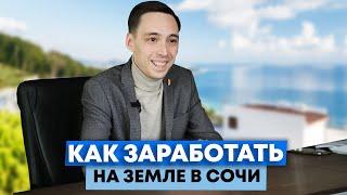 Как заработать на земельных участках в Сочи