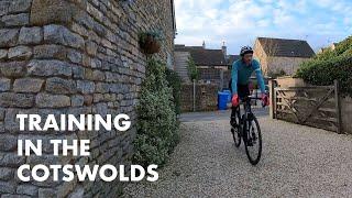 Duathlon training in the Cotswolds (run/bike).