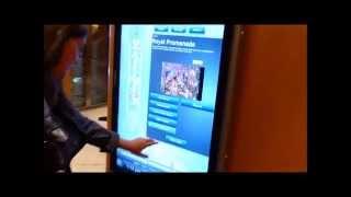 Digital Wayfinding on a Royal Caribbean cruise