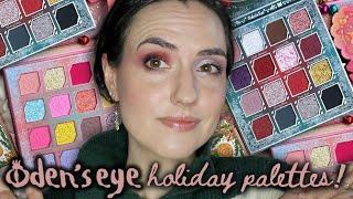 Oden's Eye HOLIDAY PALETTES 2024! | Swatches, Comparisons & 2 Eye Looks