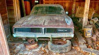 Abandoned American Muscle Cars Around The World 2025 - Junkyard Musclecars - Rusty Abandoned cars