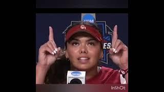 The best #WCWS interview I ever seen.