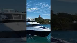 60 Hatteras sitting pretty in front of the Jupiter Lighthouse. With a pelican flyby. #hatteras