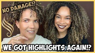 Why We Got Highlights AGAIN?! | How We Avoid Damage To Our Curls