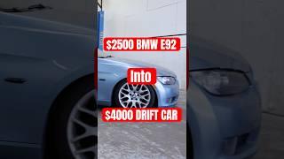 From a $2,500 beater to a $4,000 drift monster  Budget BMW E92 build underway! #bmwe92 #driftcar