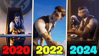 Evolution of Midas in Fortnite Trailers, Shorts & Cutscenes