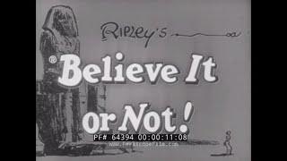 RIPLEY'S BELIEVE IT OR NOT!® 1960s TV SHOW SHORTS   LOUIS PHILIPPE I, UMBERTO I, 64394