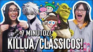 RAP DO KILLUA, RAP DO ICHIGO E TRIBUTO AOS CLÁSSICOS - 7 MINUTOZ (JOVENS REAGEM)