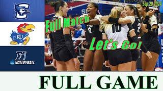 Creighton vs Kansas Full Match  Women's College Volleyball 2024 | NCAA Volleyball 2024