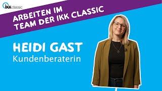 Arbeiten im Team der IKK classic: Heidi Gast, Kundenberaterin