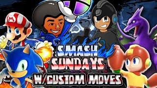 Smash Sundays #5 - CUSTOM MOVES VS StylesX2 (Smash 4 Wii U)
