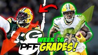 Reacting to Packers PFF Grades in Shutout WIN vs Saints!!!