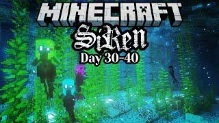 Mermaids and Apparitions 🪼 Minecraft Siren 100 Days Let's Play Day 40