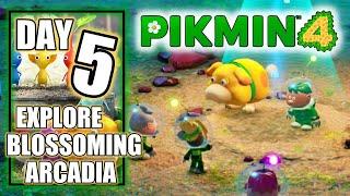 Pikmin 4 – Day 5: Explore Blossoming Arcadia - Nintendo Switch Gameplay Walkthrough