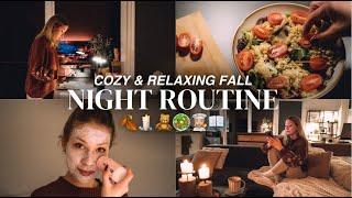 FALL NIGHT ROUTINE - cozy & relaxing ️