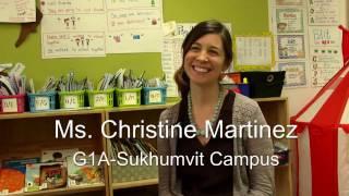 Teacher Spotlight: Ms. Christine Grade 1, Sukhumvit Campus