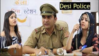 Desi Police Station ke Jhatke - | Lalit Shokeen Films |
