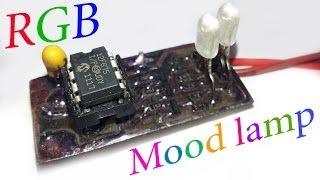 RGB Mood lamp project with PIC 12F675 / Simple RGB LED blinker controller