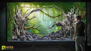 Forming The Trees in My New Giant Tropical Wetlands Vivarium