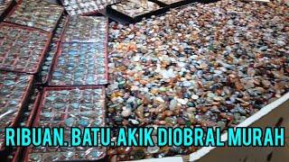 RIBUAN BATU AKIK BANTING HARGA 15 RIBU DI RAWA BENING