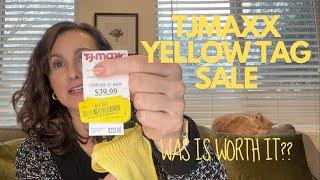 Is the TJ Maxx Yellow Tag Sale Worth It?