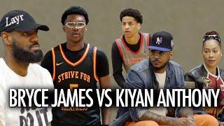 Bryce James Vs Kiyan Anthony Showdown in front of LeBron and Carmelo!