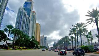 Driving Around Fort Lauderdale Beach | Hollywood Beach | South Beach, Miami Beach