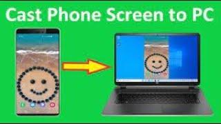 How To CAST Android Mobile Phone Screen to PC Laptop for Free Connect Phone to PC Laptop!!