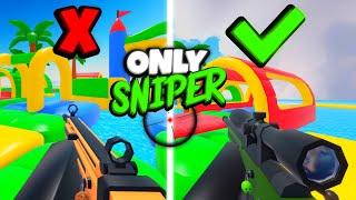 Only Sniper Challenge in Roblox Rivals!