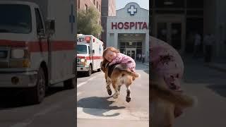 Dog Saves Buried Baby! A True Hero. #dogrescue #babysaved #funny #cute  #aistory  #aianimal