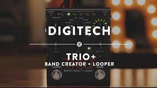 Digitech TRIO+ Band Creator and Looper | Reverb Demo Video