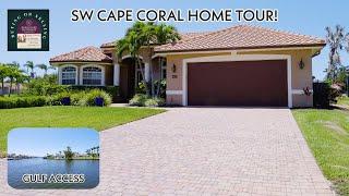 Cape Coral, Florda House Tour Stunning Gulf Access Home for Sale