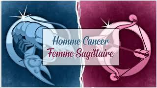 Homme Cancer   Femme Sagittaire  Compatibilité Astrologique Amoureuse