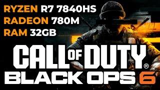 Black Ops 6 | Ryzen R7 7840HS Performance Test | Minisforum UM780XTX Mini PC