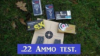 .22lr Ammunition test. CCI, RWS and SK - Anschütz