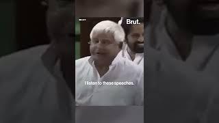 A throwback video of Lalu Yadav from Lok Sabha…