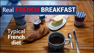 What French eat in a day | FRENCH BREAKFAST | Typical Parisian breakfast | [FRENCH DIET]