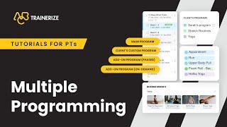 #HowTo  | Schedule Multiple Training Programs | ABC Trainerize Tutorials