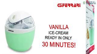 Ice Cream Maker | G3Ferrari Vanilla Ice Cream Maker