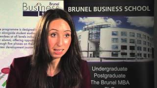 Brunel Business School Business and Management Student on Work Placement - Sophia