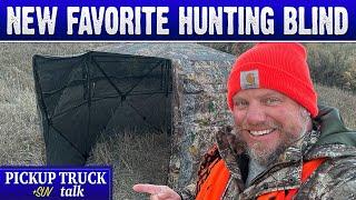 TRYSEN Hunting Blind Review with 360 Degree View, See-Through Camo