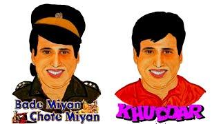 Govinda Bollywood Journey Art | Khudgarz To Aa Gaya Hero | 30+ Characters | By Prashant Gupta Arts