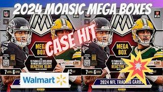 Case Hit  2024 Mosaic Football Mega Boxes from Walmart ** Case Hit + Top RC Parallel Pulls! **