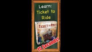 Learn Ticket to Ride in 15 seconds  #shorts