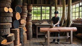 Let's See The Talent Of A 20-Year-Old Carpenter With His Unique Table Designs