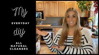 QUICK AND EASY DIY "ALL NATURAL" EVERYDAY CLEANERS FOR YOUR HOME | RECIPES IN VIDEO