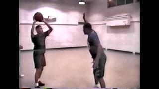 Chris Holmes, Craig Holmes & Rodney Coleman Playing BasketBall With Some Friends,1-25-1993