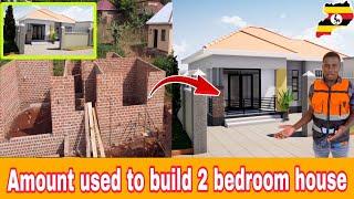 Amount used to build this modern￼ 2 bedroom house in Uganda 2024