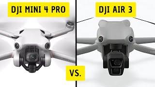 DJI Mini 4 Pro vs. DJI Air 3 | technischer VERGLEICH und für wen welche Drohne besser ist